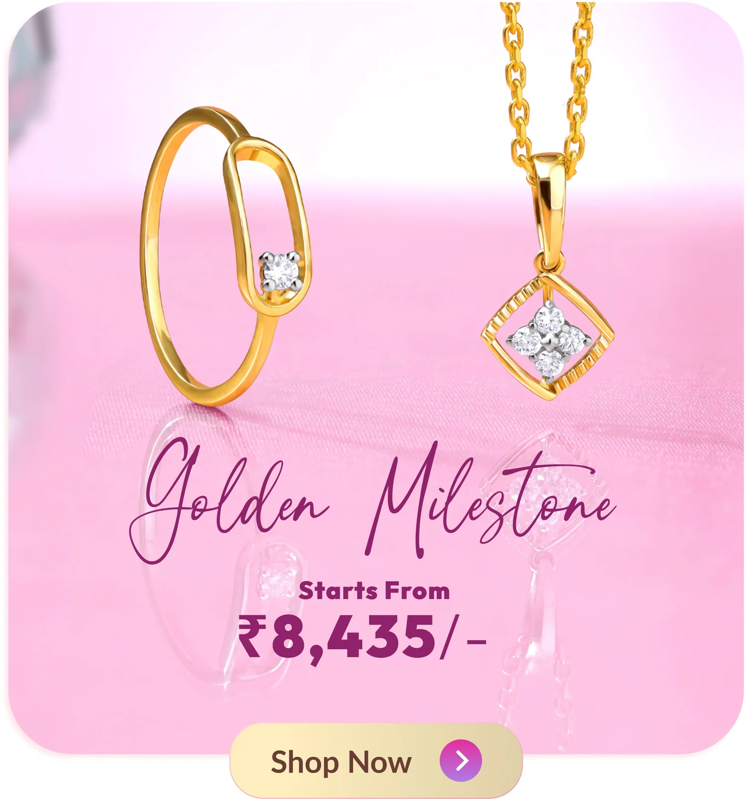Golden Milestone jewellery